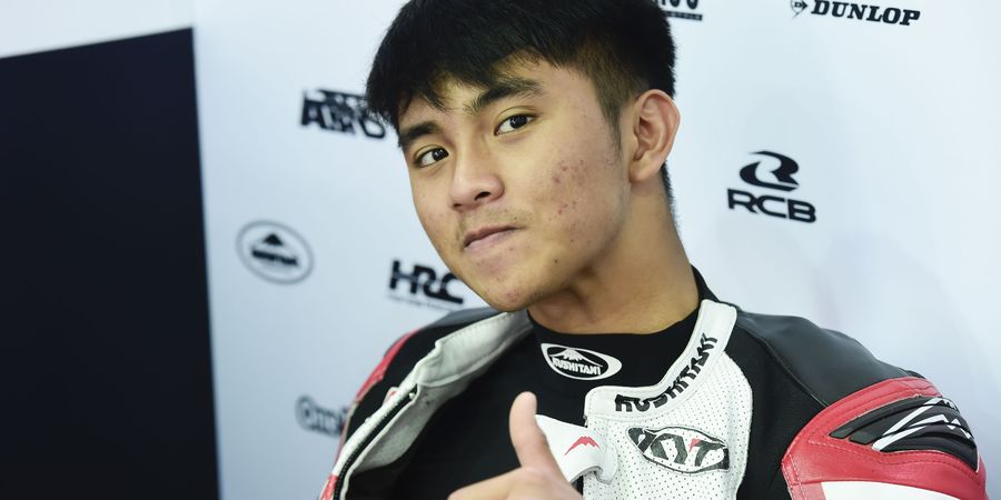 'Tidak Mudah', Kata Mario Aji Setelah Amankan Posisi 3 pada Kualifikasi Moto3 Indonesia 2022