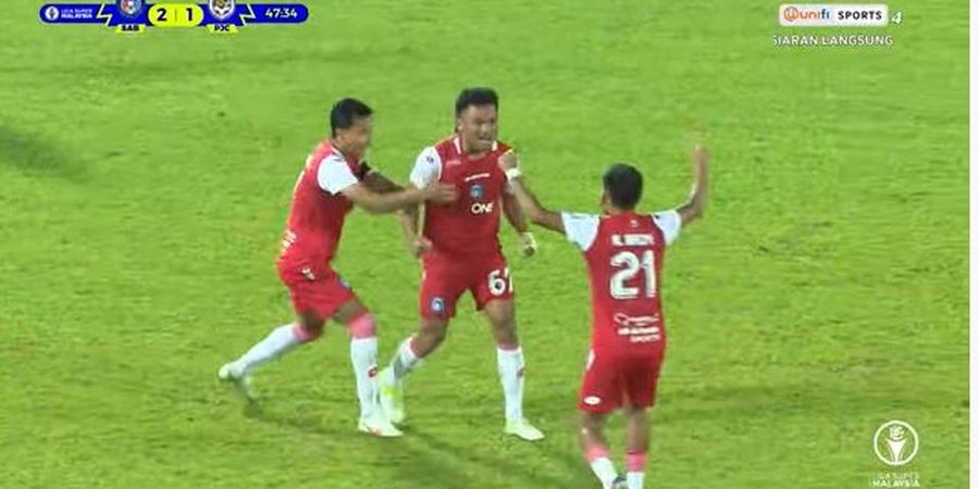 Saddil Ramdani Cetak Gol Lewat Tendangan Bebas Melengkung, Sabah FC Raih 3 Poin Pertama