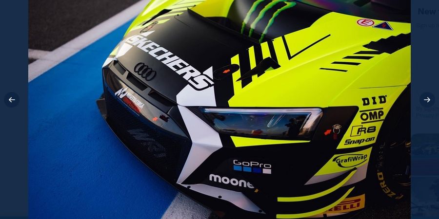 Valentino Rossi Pamerkan Mobil Balap Baru, Lebih Kuning daripada Motor VR46 pada MotoGP