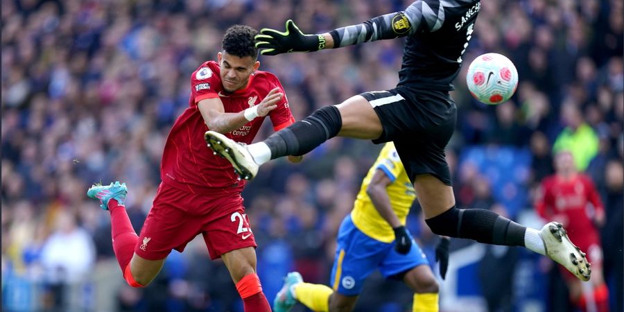 Hasil Babak I - Tandukan Luis Diaz Bawa Liverpool Unggul 1-0