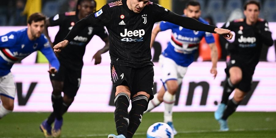 Hasil Liga Italia - Dusan Vlahovic Diparkir 65 Menit, Morata Cetak Brace, Juventus Menang Mudah Atas Sampdoria