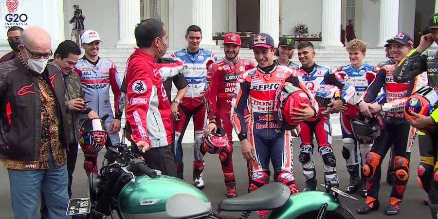 Alasan Presiden Jokowi Gagal Motoran Bareng Marc Marquez dkk Jelang MotoGP Indonesia