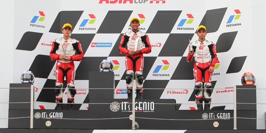 Asia Talent Cup 2022 - Raih Podium, Pembalap Indonesia Konsisten Finis di Depan