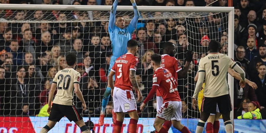 Hasil Piala FA - Kompatriot Cristiano Ronaldo Nyekor, Liverpool Susah Payah Kalahkan Nottingham