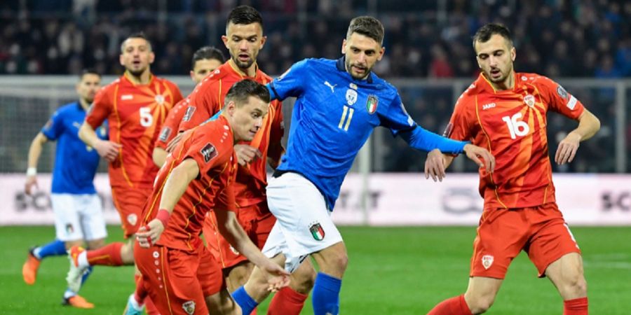 Cara Main ala Italia yang Buat Makedonia Utara Hancurkan Impian Gli Azzurri Tampil di Piala Dunia