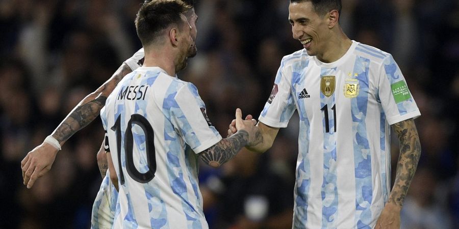 PIALA DUNIA - Di Maria Dorong Argentina Tak Cuma Andalkan Messi
