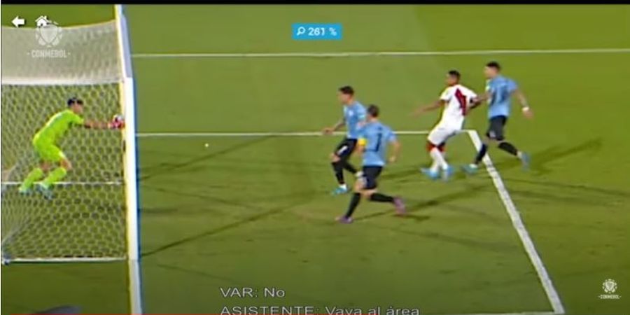 Uruguay Lolos ke Piala Dunia 2022 Dibantu Gol Hantu, Kapten Peru Protes di Medsos Pakai Foto Editan?