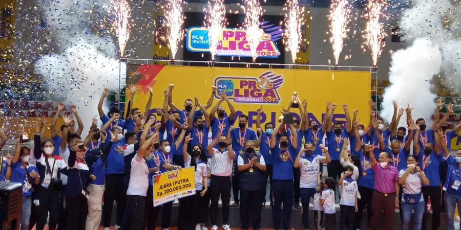 Grand Final Proliga 2022 - Cetak Sejarah, LavAni Rebut Gelar Juara