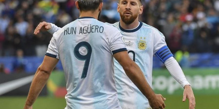 PIALA DUNIA - Tinggal 86 Hari Lagi,  Aguero Tak Ragu Bunuh Eks Kompatriotnya jika Sampai Bikin Lionel Messi Cedera