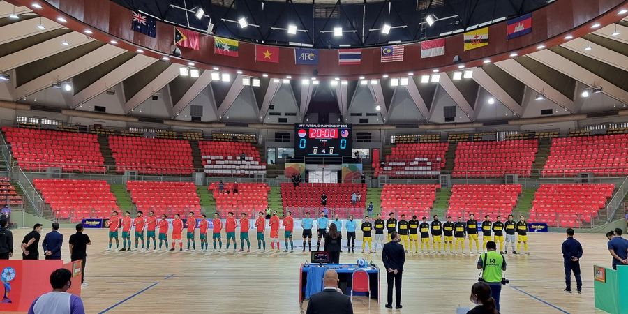 Hasil Piala AFF Futsal 2022 - Laga Sempat Berjalan Sengit, Indonesia Sukses Taklukkan Malaysia 5-1