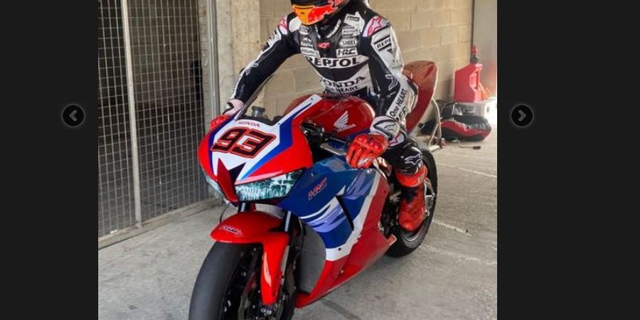Unggah Foto Sedang Tunggangi Motor, Marc Marquez Siap Comeback di MotoGP America?