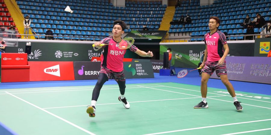 Hasil Korea Open 2022 - Fajar/Rian Singkirkan Wakil Malaysia