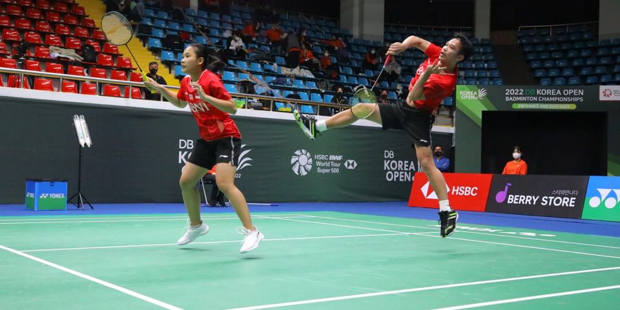 Hasil Korea Open 2022 - Comeback Rinov/Pitha Gagal, Wakil Ganda Campuran Indonesia Tak Bersisa