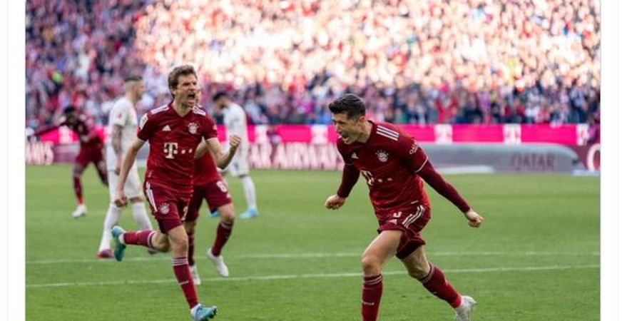 Hasil dan Klasemen Bundesliga - Bayern Muenchen Dibantu Lawan, Penalti Robert Lewandowski Selamatkan Muka