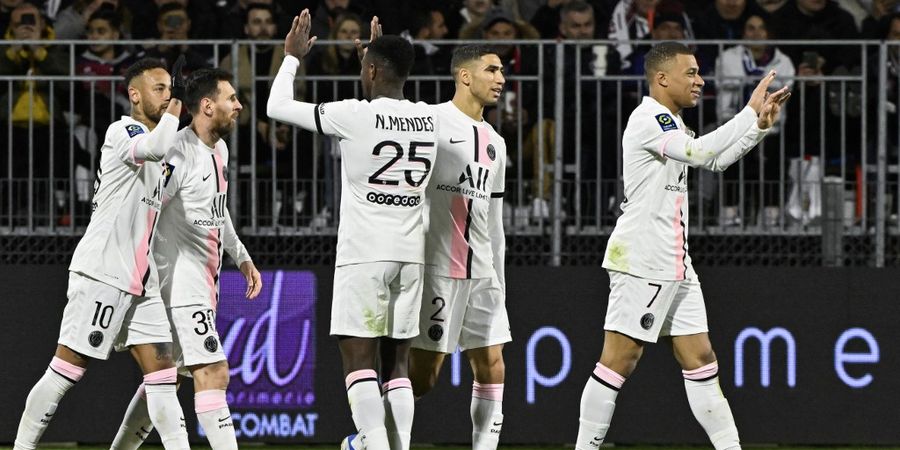 Hasil Liga Prancis - Trio MNM Kompak Cetak Hattrick, PSG Menggila dan Menang 6-1