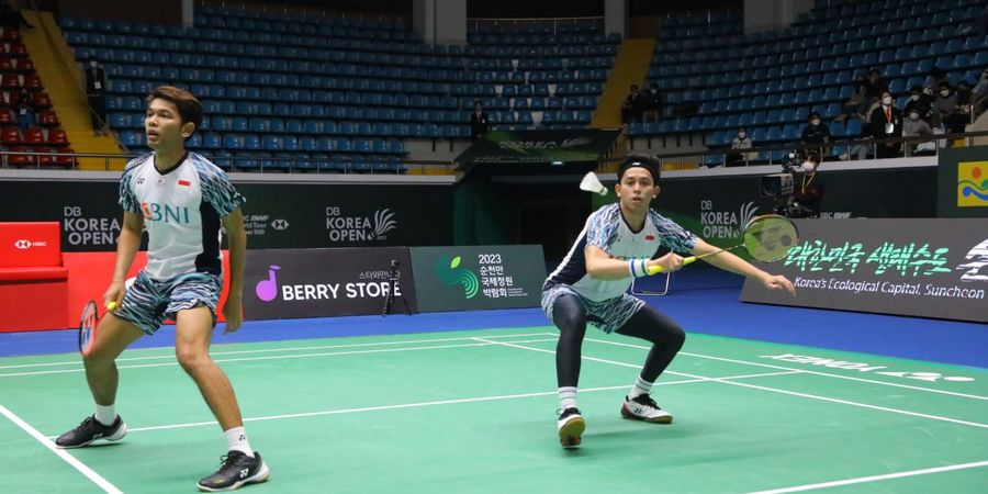 Hasil Korea Open 2022 - Fajar/Rian Dikalahkan Perwakilan Tuan Rumah Lewat Tiga Gim di Partai Final