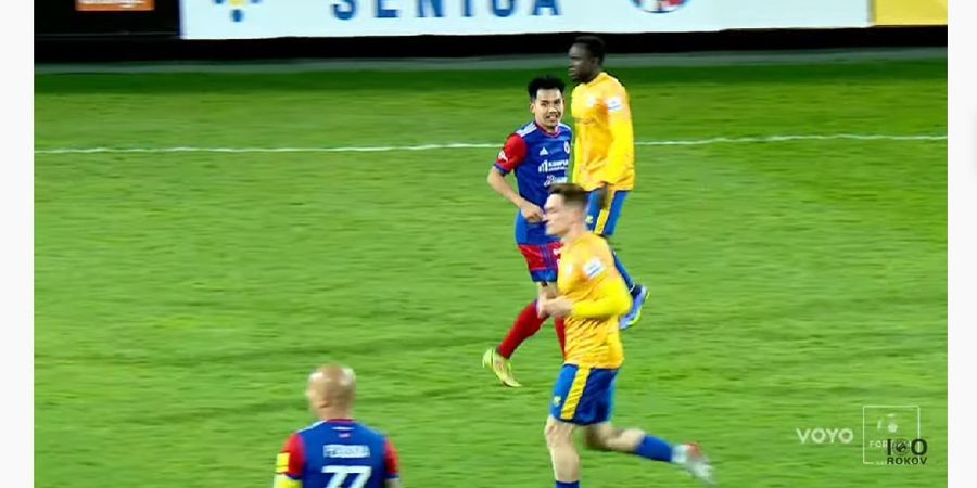 VIDEO - Aksi Konyol Witan Sulaeman Saat FK Senica vs FK Pohronie