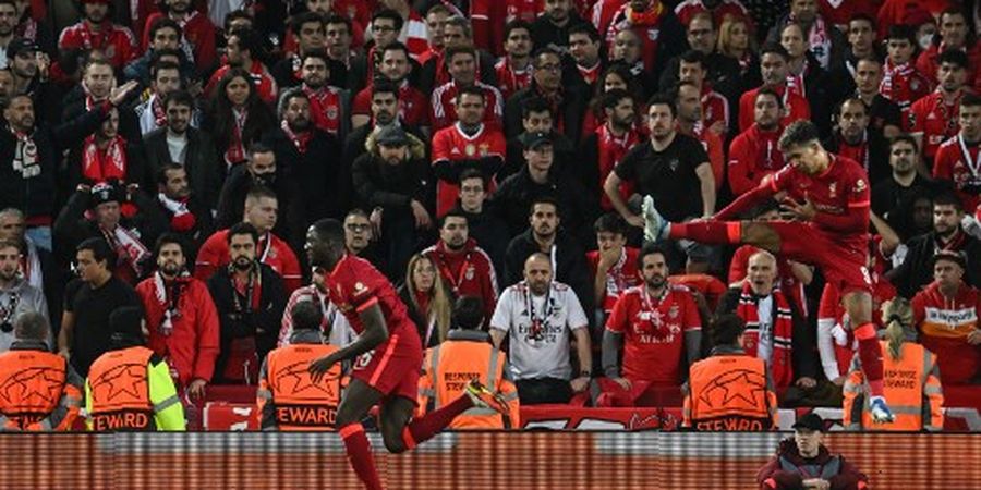 Sundulan Ibrahima Konate Bikin Anfield Bergemuruh, Liverpool Ditahan Benfica di Babak Pertama