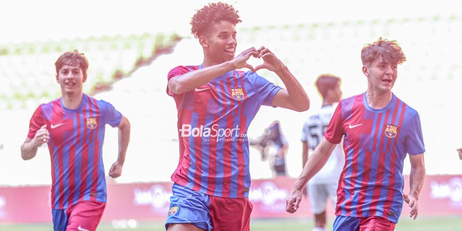 Barcelona Melaju ke Final IYC 2021 Usai Jadikan Gawang Bali United U-18 Lumbung Gol