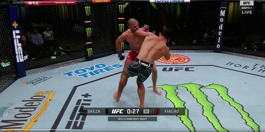 Hasil UFC Vegas 51 -  Jagoan Portugal Bikin KO Sangar, Rekor Tak Terkalahkan Rekan Senegara Khabib Putus