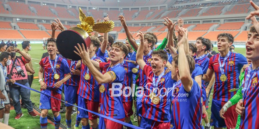 Daftar Penghargaan IYC 2021 - Barcelona U-18 Juara, Indonesia All Star U-20 Sabet Kiper Terbaik