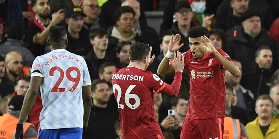 Gol Cepat Luis Diaz Bikin De Gea-Arnold Cekcok, Liverpool Unggul 2-0 di Babak Pertama