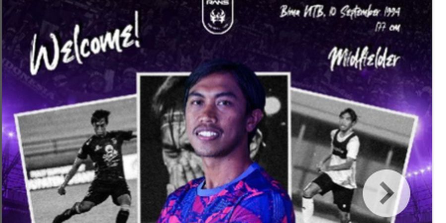 RESMI - Susul Arif Satria, RANS Cilegon FC Kenalkan Eks Persebaya Berlabel Timnas Indonesia