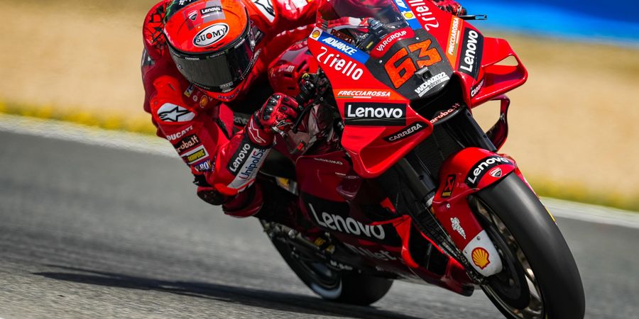 Hasil Kualifikasi MotoGP Spanyol 2022 - Kalahkan Setan dan Hancurkan Rekor, Francesco Bagnaia Raih Pole Position