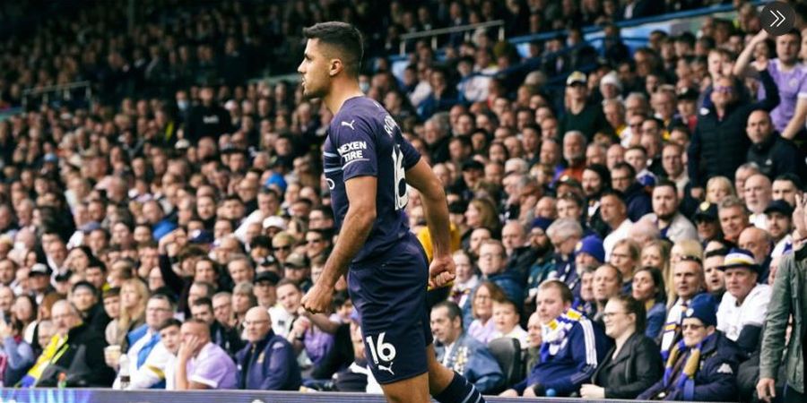 Menit Ke-13, Rodri Cetak Gol Kelima dan Bawa Man City Ungguli Leeds di Babak I