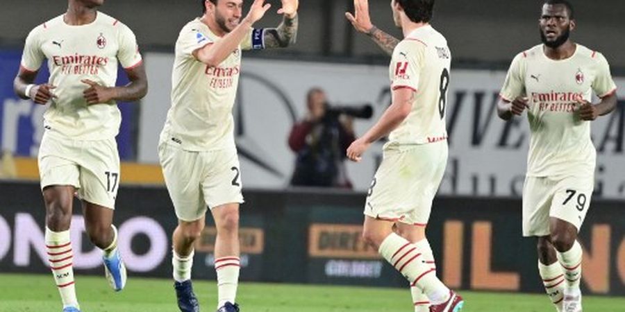 Hasil Liga Italia - AC Milan Hancurkan Hellas Verona, Perburuan Scudetto Masih Seru