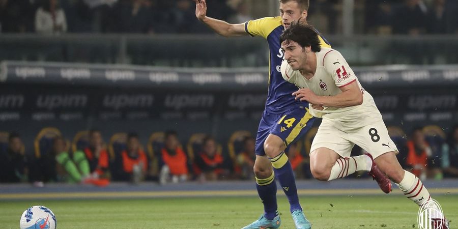 Titisan Andrea Pirlo Jadi Pahlawan, AC Milan Batal Tertinggal dari Hellas Verona di Paruh Pertama