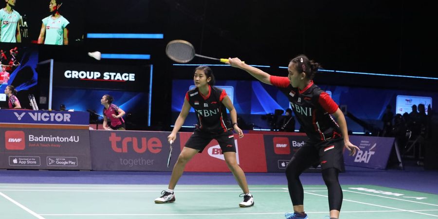 Hasil Uber Cup 2022 -  Febri/Amalia Tambah Keunggulan Tim Indonesia