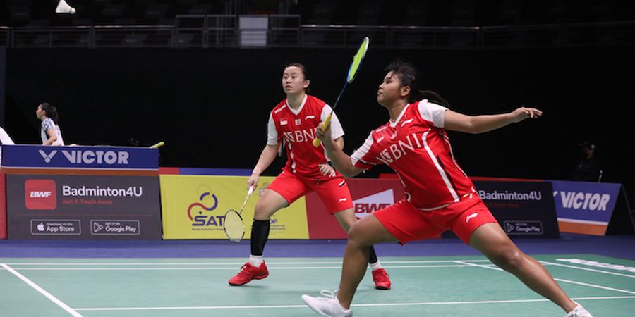 Uber Cup 2022 - Melani/Tryola Ambil Nilai Positif Usai Kalah dari Wakil Jepang