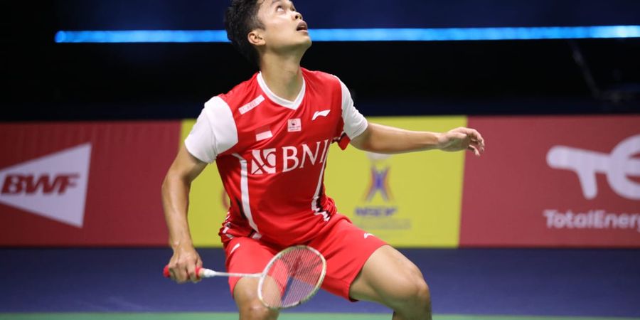 Thomas Cup 2022 - Modal Anti-panik, Anthony Ginting Beri Luka untuk Kento Momota