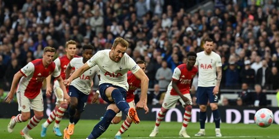 Hasil Babak I - Harry Kane Buka Puasa, Bek Arsenal Dikartu Merah, Spurs Ungguli 2-0