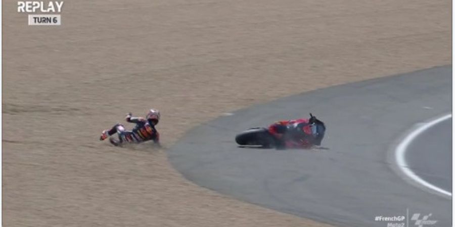 Hasil Moto2 Prancis 2022 - Blunder Pedro Acosta Bikin Rekan Setim Menang, Pembalap Thailand Dapat Podium