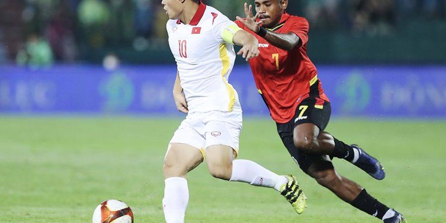SEA Games 2021- Menang Tipis Atas Timor Leste, Timnas U-23 Vietnam Jadi Juara Grup A