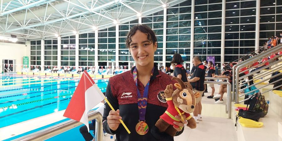 SEA Games 2021 - Masniari Wolf Berjaya, Indonesia Raih Emas Pertama Renang