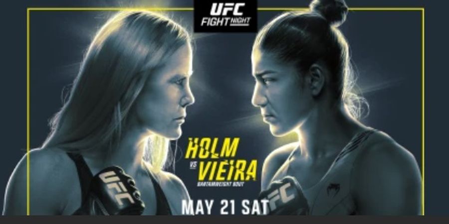 Hasil UFC Vegas 55 - Nyaris Tercekik, Holly Holm Dikalahkan Ketlen Vieira