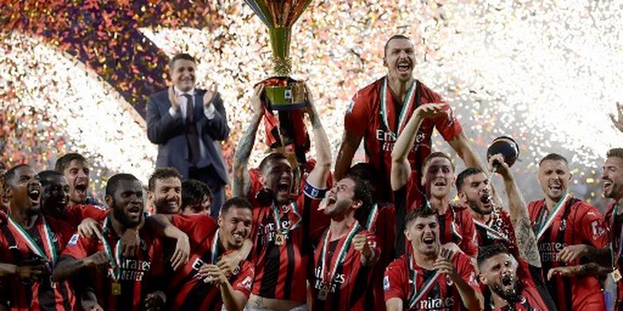 Hasil dan Klasemen Liga Italia - AC Milan Juara Termuda, 7 Tim ke Eropa, 2 Juara Serie A Turun Kasta