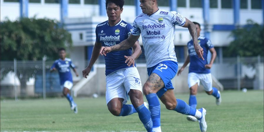 Tampil Sebagai Pemain Pengganti, Ciro Alves Langsung Cetak Gol di Gim Internal Persib Bandung