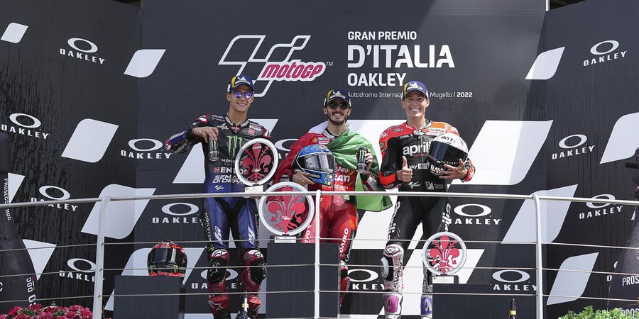 Klasemen MotoGP 2022 - Quartararo Tak Goyah di Puncak, Bagnaia Mengancam