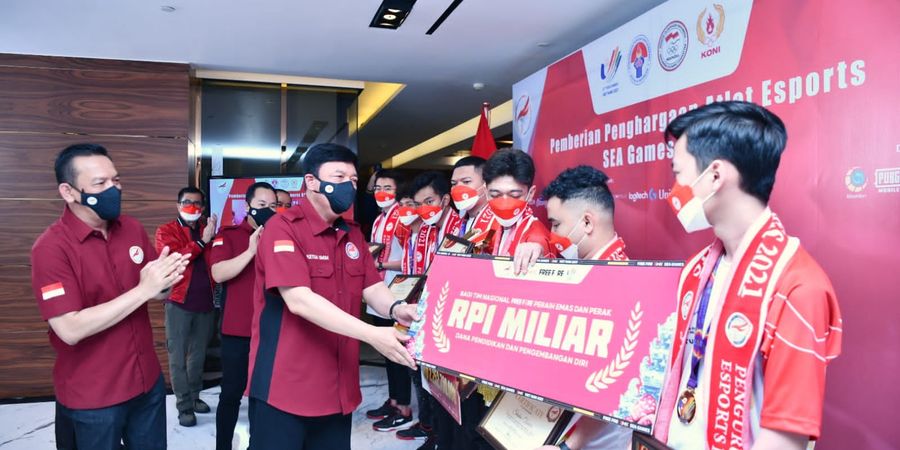PBESI Berikan Bonus Rp 3,8 Miliar dan Hadiah Umrah ke Timnas Esports Indonesia