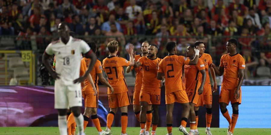 Hasil UEFA Nations League - Pesta Gol, Belanda Permalukan Belgia di Depan Para Pendukungnya