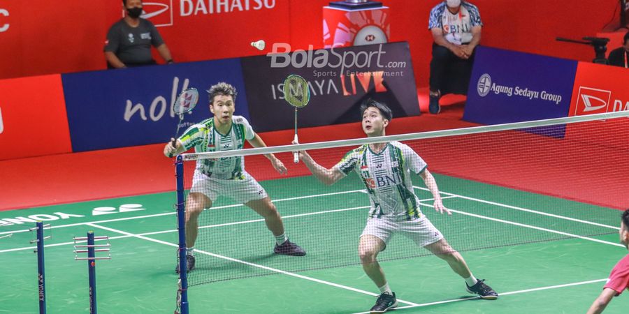 Hasil Indonesia Masters 2022 - Drama Istora, Marcus/Kevin Pijak Perempat Final