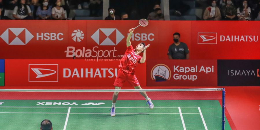 Indonesia Masters 2022 - Rekor Pertemuan Anthony Ginting Vs Lee Zii Jia Jelang Perempat Final
