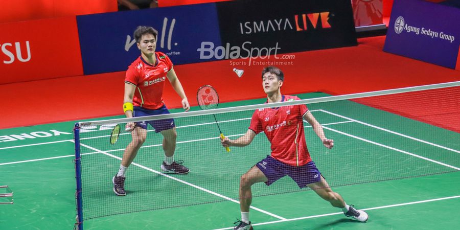 Indonesia Open 2023 - Ganda Putra Terbaik China Menggila, Pasangan Promosi Dihajar dengan Skor Kembar