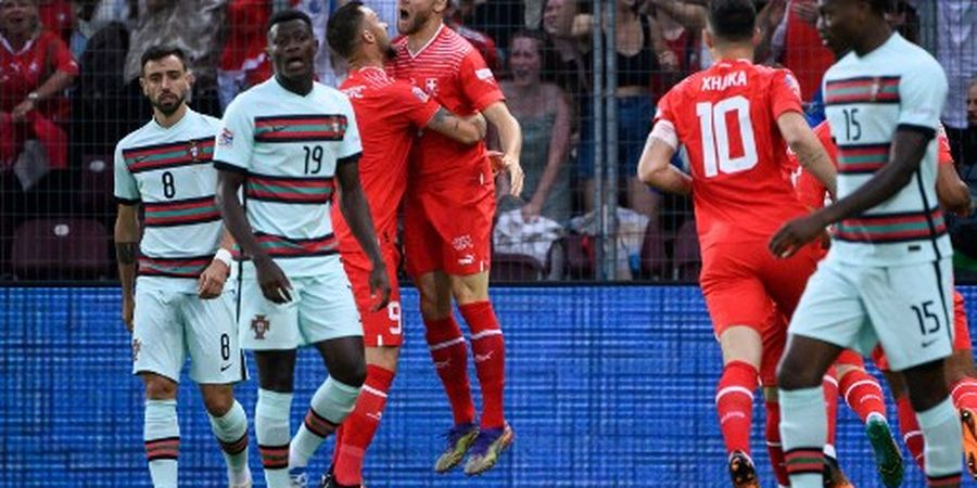 Hasil UEFA Nations League - Tanpa Cristiano Ronaldo, Portugal Hancur di Kandang Swiss gara-gara Gol Menit 1