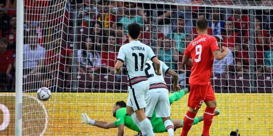 Cetak Gol Tercepat dalam Sejarah UEFA Nations League, Haris Seferovic Sayangkan Cuma Bobol Portugal 1 Kali