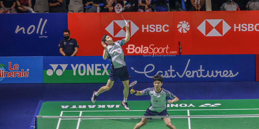 Hasil Korea Masters 2023 - Diwarnai Tikungan Tajam Menyakitkan, Ganda Putra Malaysia Rontok Dibulan-bulani Unggulan Pertama
